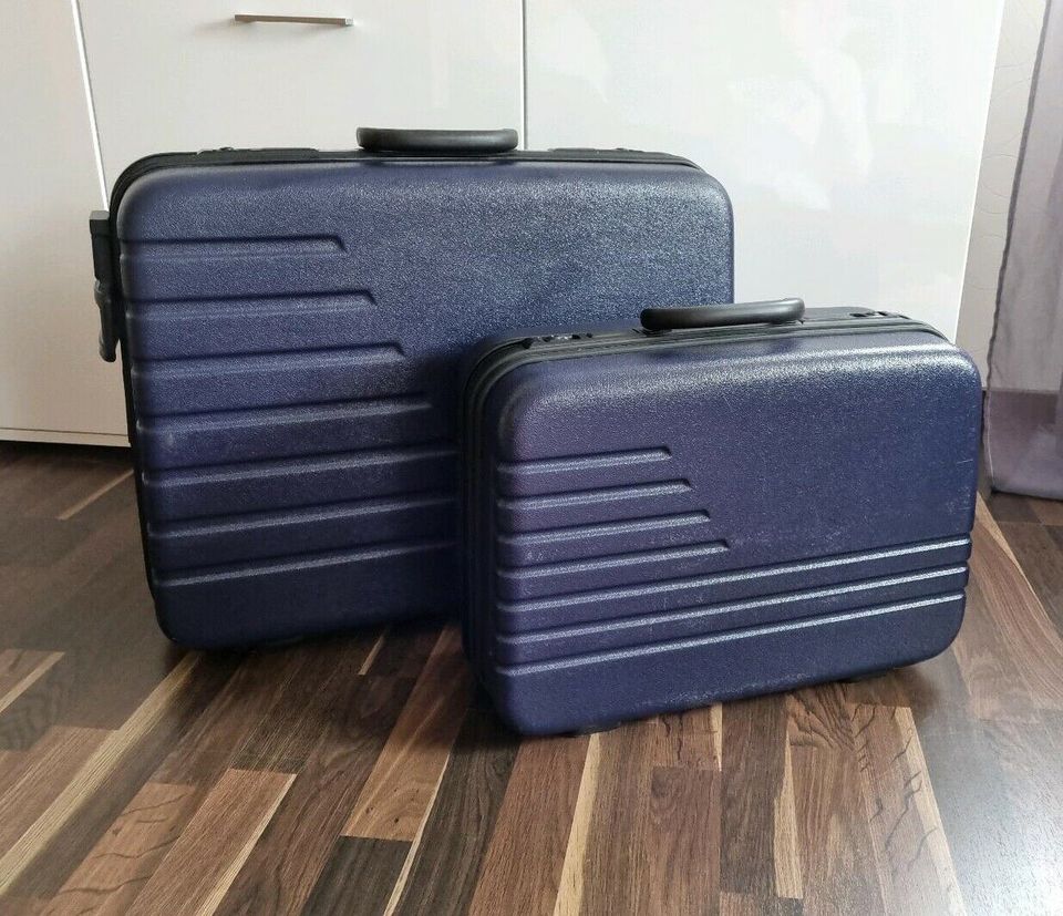 Koffer hartschalenkoffer kofferset 2 tlg blau in Friedland