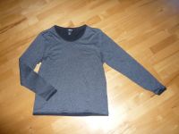 Longsleeve ~ Langarm-Shirt ~ H&M ~ Gr. M ~ anthrazit-schwarz Hessen - Schaafheim Vorschau