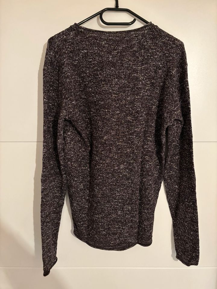 Sweatshirt Tom Tailor Denim braun / weiß in Medebach