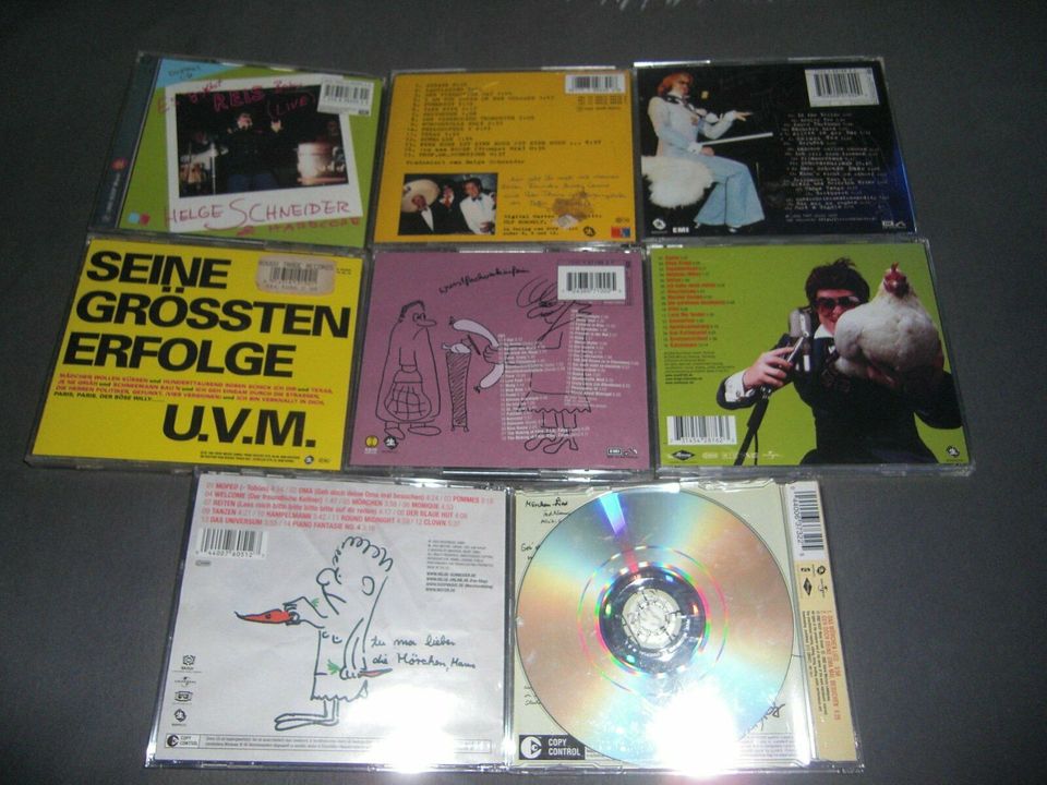 Helge Schneider CD / DVD Sammlung - 8 Stück & DVD (FSK 0) in Essen