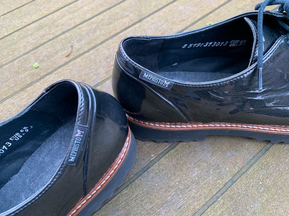 MEPHISTO Bequemschuhe Lack 6.5 Sabatina 39.5 40 Lackschuhe in Zülpich