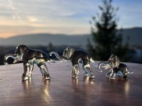 3 Glastiere Glasfiguren 3 Elefanten grau Savanne Steppe Dickhäute Rheinland-Pfalz - Trier Vorschau