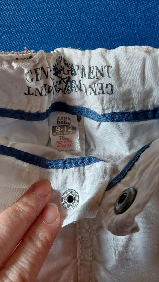 Hosen gr 74, Jeans weiß,  blau,  Cord gefüttert zara babyclub in Emmendingen