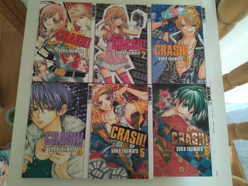 Manga CRASH! von Yuka Fujiwara 1-8 in Kürten