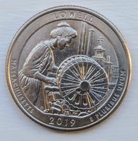 USA, Quarter Dollar, 2019, Massachusetts, Lowell Niedersachsen - Ronnenberg Vorschau