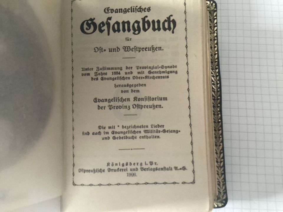 evangelisches Gesangsbuch aus 1926! in Kempen