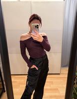 17,50 € ❤️ Vila Neckholder Off Shoulder Oberteil weinrot lila Bayern - Schöllkrippen Vorschau