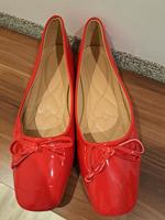 NEU Schuhe Rot 40 Gr. 40,5 Lackschuhe Ballerinas Damen Hessen - Glauburg Vorschau