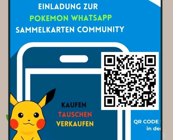 Pokemon WhatsApp Sammelkarten Gruppe in Ansbach