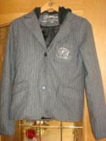 cooler Blazer Jacke Fishbone Gr. S mit Kapuze abknöpfbar Sachsen-Anhalt - Halle Vorschau