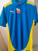 Neu Sport Trikot Shirt Polo von Puma Größe S blau gelb Sachsen - Glauchau Vorschau