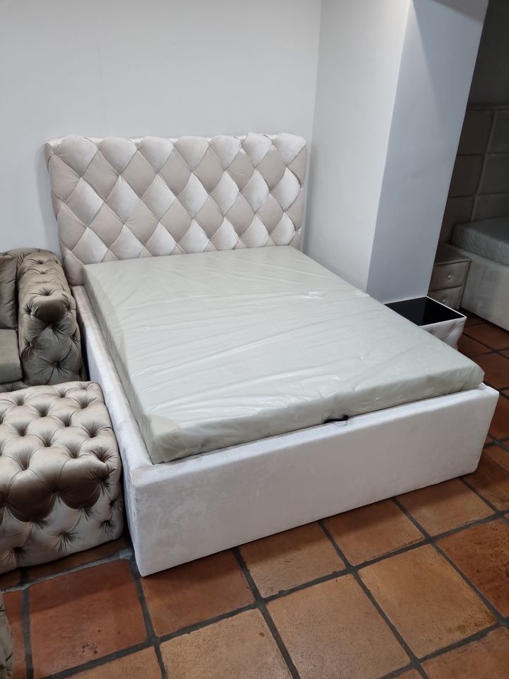 160x200 mit bettkasten Boxspringbett Polsterbett Samt Beige in Bayern -  Augsburg | eBay Kleinanzeigen ist jetzt Kleinanzeigen