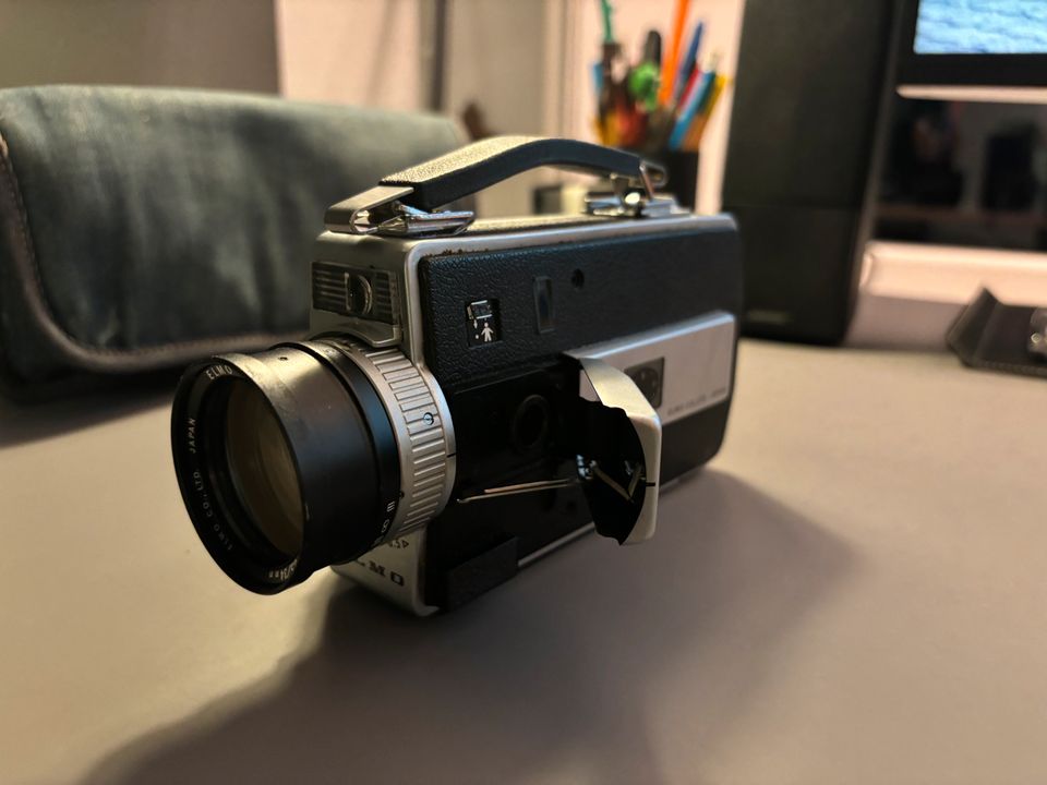 ELMO Super 204T Videokamera, schwarz, original in Bad Wildungen