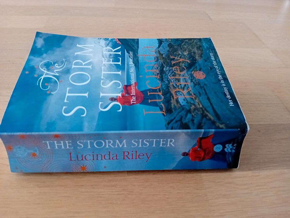 Storm sister Lucinda Riley Bestseller Buch Englisch Lektüre in Olching