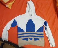 Blau-weiß-brauner Adidas Hoodie Bonn - Kessenich Vorschau