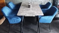 4 x Stühle Stuhl Esszimmer Samt Blau NEU & unbenutzt Berlin - Pankow Vorschau