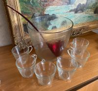 Bowle- Set aus Glas, 8- teilig+ 15 Bowlegabeln, Bowlespieße Hessen - Steinau an der Straße Vorschau