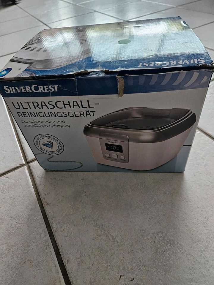 SilverCrest Ultraschall Reinigungsgerät neuwertig in Wermelskirchen