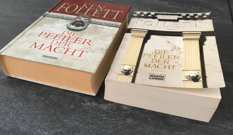 Die Pfeiler der Macht, Ken Follett, 1xTaschenbuch, 1xHardcover in Bremen