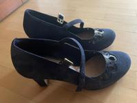 Clarks Damen Pumps, Gr. 39, Dunkelblau, Wildleder, Mary Jane Stil Hessen - Dreieich Vorschau