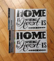 Wand Sticker Set "Home is where the Heart is " Saarland - Wadern Vorschau