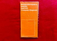 Audi 80 100 C1 L. LS GL Kundendienstpaß A Computer Diagnose Niedersachsen - Wunstorf Vorschau