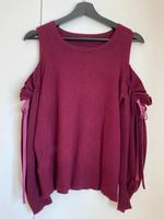 Pullover von Mango mit Cut-Out und Schleifen in der Größe S - rot Rheinland-Pfalz - Pirmasens Vorschau