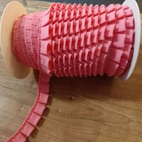 25m Faltenband Hanabi rosa Zierband Borte 20mm Fasching Karneval Brandenburg - Guben Vorschau