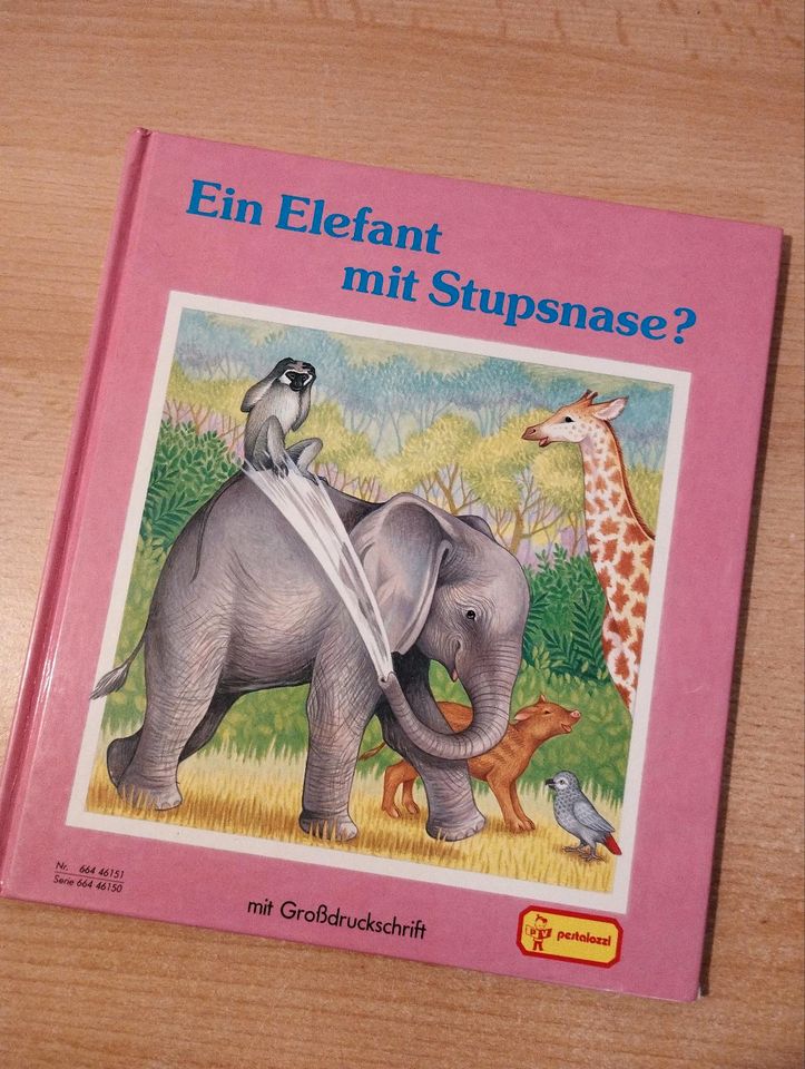 Ein Elefant mit Stupsnase , Pestalozzi Kinderbuch 1991 in Ellingen