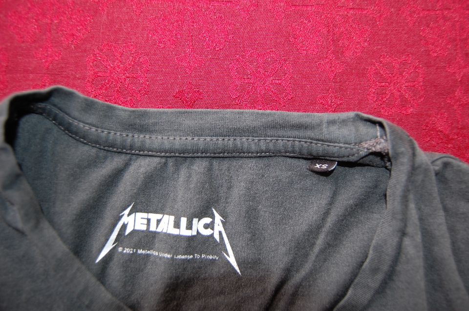 METALLICA Tour Shirt XS Metal Iron Maiden Slayer Megadeth Anthrax in Nordhorn