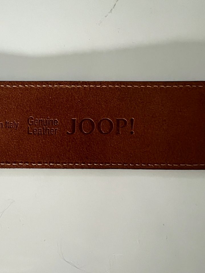 Brauner Ledergürtel von JOOP, 80cm lang in Wegberg
