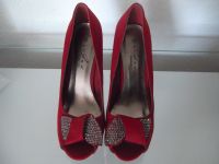 Lunar High Heels Pumps mit Glitzer Schleife rot silber Gr 39 Berlin - Lichtenberg Vorschau