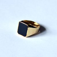 Herrenring / Siegelring Onyx 14 Karat 585 Gold 6,3 Gramm Berlin - Reinickendorf Vorschau