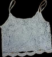 Spitzen-Crop-Top von H&M Divided - Hellblau - Gr. 36/S Berlin - Tegel Vorschau