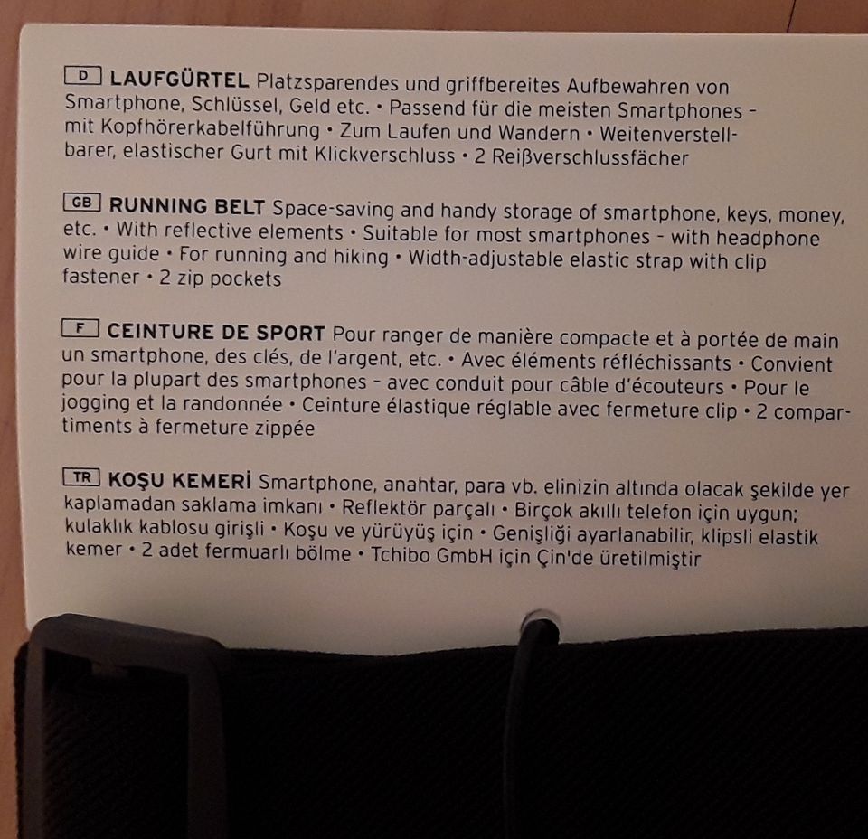 Laufgürtel von Tchbo NEU in Freiburg im Breisgau