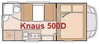 Wohnmobil Knaus Sky Traveller 500 D zu vermieten mieten in Hessisch Lichtenau