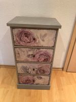 Kommode Vintage grau rosa Rosen 30x40x78cm Sachsen - Pirna Vorschau