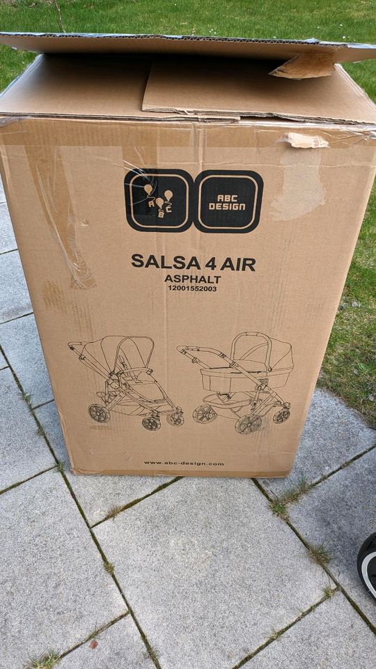 Kinderwagen 2 in 1, ABC Design, Salsa4Air, Farbe: Asphalt in Seevetal