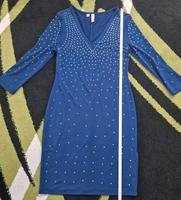 Kleid 3/4 Arm blau Gr. 36/38 Bayern - Hösbach Vorschau