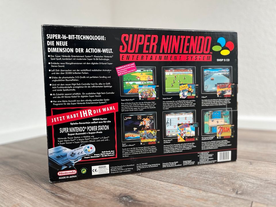 Super Nintendo SNES Power Station OVP CiB Box SAMMLERZUSTAND in Weinsberg