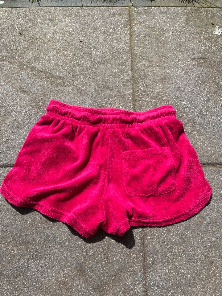 Mini Boden Shorts frottee rosa patches 140 in Neu Wulmstorf