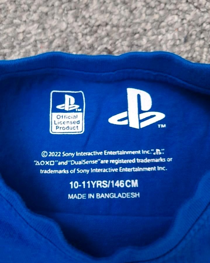 Jungen Playstation Tshirt Blau Grösse 146 in Bad Münstereifel