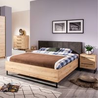 Bett Holzbett Doppelbett Eiche Holz 160x200 & 180x200 NEU 081-Fr Frankfurt am Main - Innenstadt Vorschau