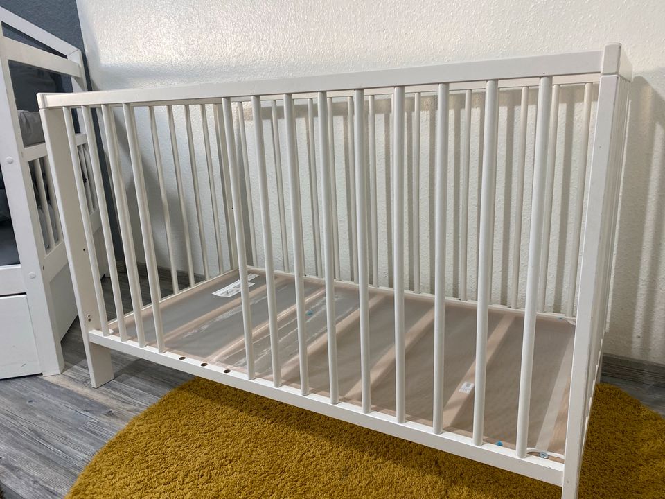 Babybett Kinderbett Gitterbett 60X120 von IKEA GULLGULLIVER in Bönen