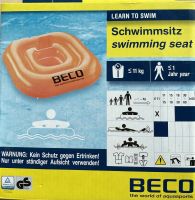 BECO SCHWIMMSITZ SCHWIMMHILFE BIS 11 kg ORANGE BABY KLEINKIND Saarland - Bexbach Vorschau