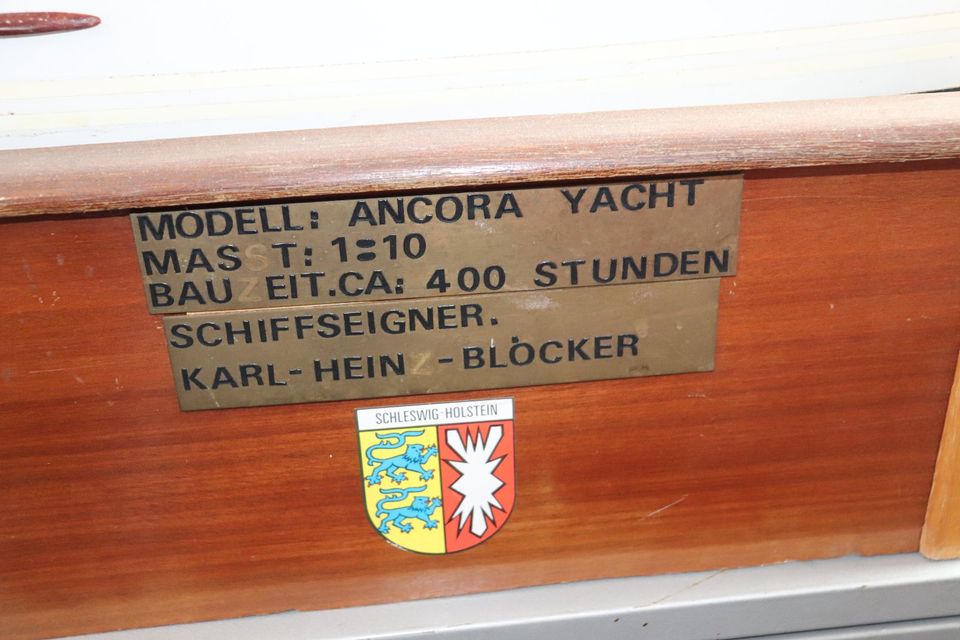 Modellboot Ancora 44 Yacht 1:10 140 cm lang in Wuppertal