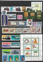 Briefmarken DDR 1981 Postfrisch von DPS*  inkl. Versand Baden-Württemberg - Illingen Vorschau