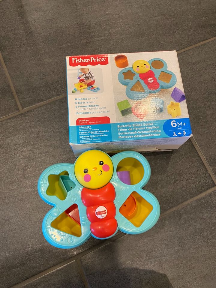 Fisher Price, Sortierspaß Schmetterling, Formen sortieren in Hüsby