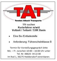 Wir suchen Kurierfahrer m/w/d Hessen - Kirchheim Vorschau