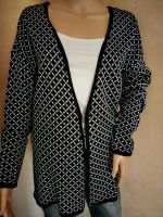 Strickjacke Cardigan Gr.38 schwarz/weiss Wuppertal - Oberbarmen Vorschau